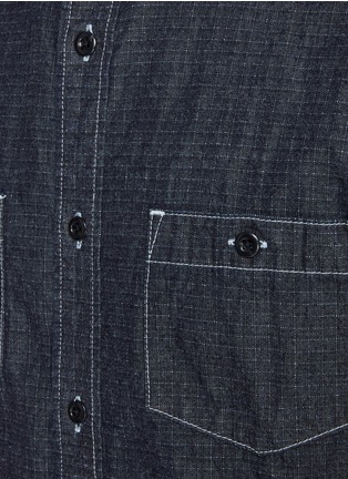  - FDMTL - Contrast Print Pocket Cotton Shirt