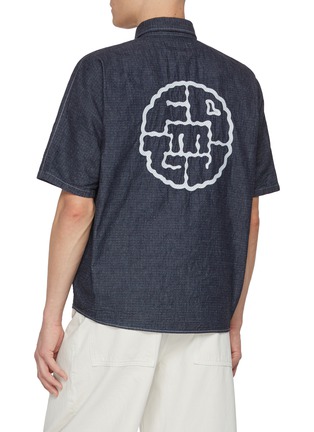 背面 - 点击放大 - FDMTL - Contrast Print Pocket Cotton Shirt