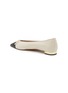  - AQUAZZURA - Gioia Leather Ballerina Flats