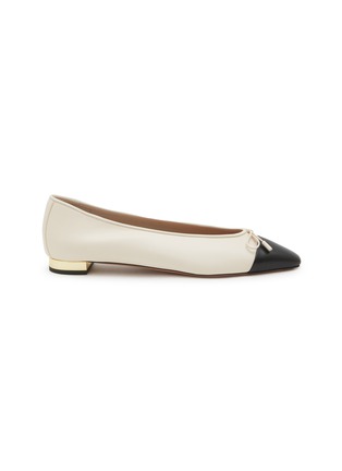 首图 - 点击放大 - AQUAZZURA - Gioia Leather Ballerina Flats