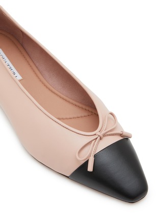 细节 - 点击放大 - AQUAZZURA - Gioia Leather Ballerina Flats