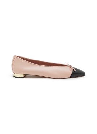 首图 - 点击放大 - AQUAZZURA - Gioia Leather Ballerina Flats