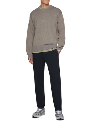 模特儿示范图 - 点击放大 - RAG & BONE - Dexter Marl Crewneck Sweater