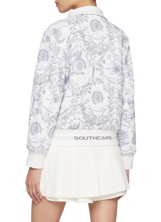 背面 - 点击放大 - SOUTHCAPE - Floral Contrast Collar Jacket