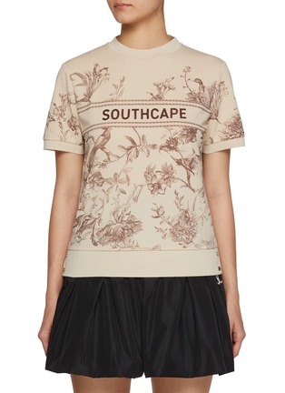 首图 - 点击放大 - SOUTHCAPE - Floral Printed Logo T-shirt