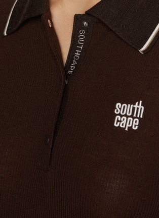  - SOUTHCAPE - Button Up Logo Polo Shirt