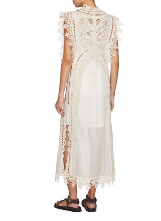 背面 - 点击放大 - ZIMMERMANN - ILLUMINATE 镂空刺绣连衣裙