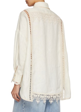 背面 - 点击放大 - ZIMMERMANN - Illuminate Embroidered Linen Cotton Shirt