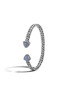 细节 - 点击放大 - JOHN HARDY - Classic Chain Sapphire Sterling Silver Slim Flex Cuff — Size S-M
