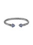 首图 - 点击放大 - JOHN HARDY - Classic Chain Sapphire Sterling Silver Slim Flex Cuff — Size S-M