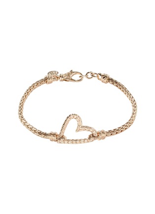 首图 - 点击放大 - JOHN HARDY - Classic Chain Manah 14K Gold Heart Bracelet — Size M