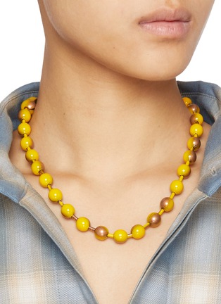 模特儿示范图 - 点击放大 - WE11DONE - Ball Necklace