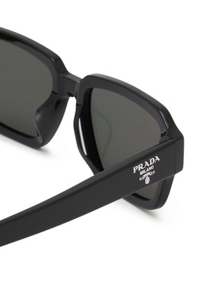 细节 - 点击放大 - PRADA - Acetate Square Sunglasses