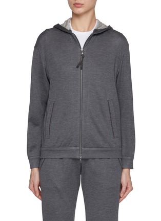 首图 - 点击放大 - BRUNELLO CUCINELLI - Zip Up Fleece Hoodie