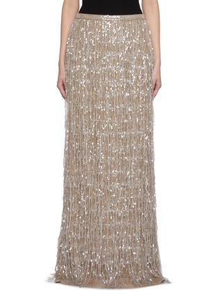 首图 - 点击放大 - BRUNELLO CUCINELLI - Waterfall Sequin Silk Maxi Skirt