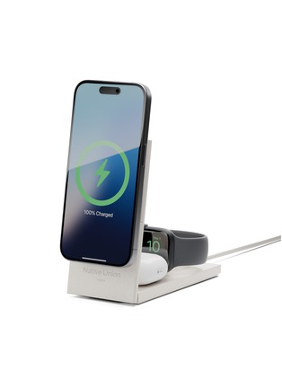  - NATIVE UNION - Rise 3-In-I QI2 Wireless Charger — Sandstone