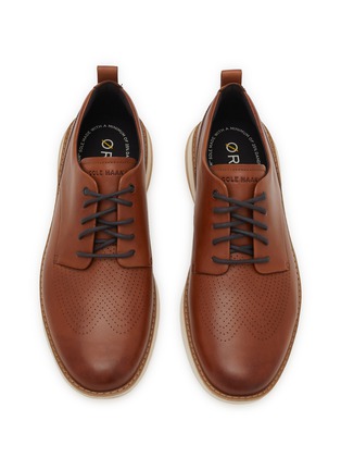 细节 - 点击放大 - COLE HAAN - ØriginalGrand Energyweave Perforated Leather Oxford Shoes