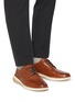 模特儿示范图 - 点击放大 - COLE HAAN - ØriginalGrand Energyweave Perforated Leather Oxford Shoes