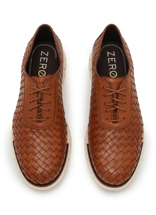 细节 - 点击放大 - COLE HAAN - ZERØGRAND Remastered Woven Leather Oxfords Shoes