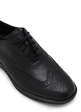 细节 - 点击放大 - COLE HAAN - ØriginalGrand Energyweave Wingtip Leather Oxfords Shoes