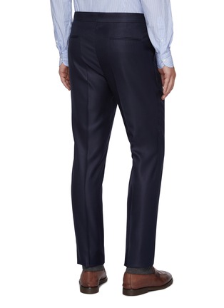 背面 - 点击放大 - BRUNELLO CUCINELLI - Pleated Silk Evening Pants