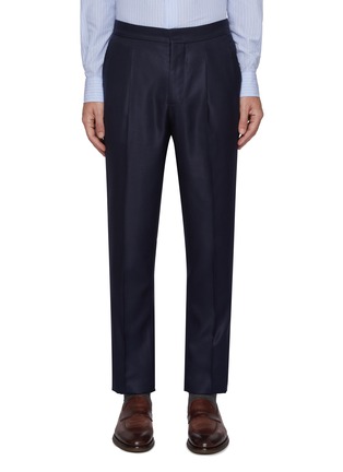首图 - 点击放大 - BRUNELLO CUCINELLI - Pleated Silk Evening Pants