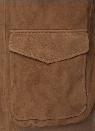  - BRUNELLO CUCINELLI - 绒面皮拉链夹克