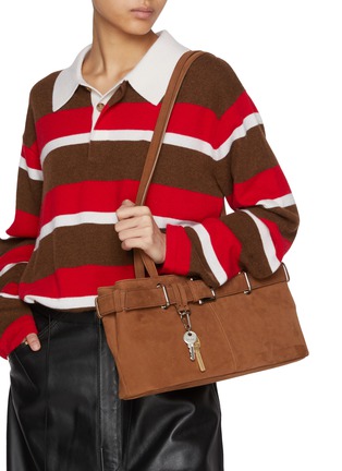 模特儿示范图 - 点击放大 - OSOI - Brocle Leather Shoulder Bag