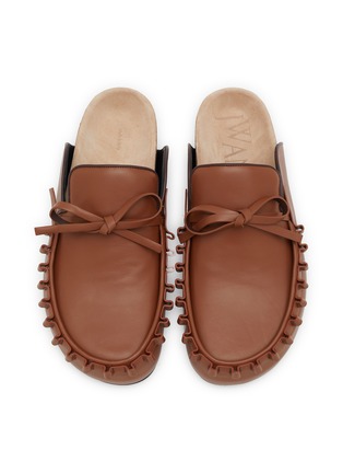 细节 - 点击放大 - JW ANDERSON - Ruffle Leather Men's Loafer Mules