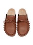 细节 - 点击放大 - JW ANDERSON - Ruffle Leather Men's Loafer Mules