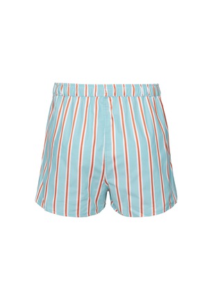 模特儿示范图 - 点击放大 - DEREK ROSE - Striped Cotton Boxer