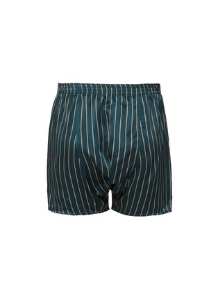 模特儿示范图 - 点击放大 - DEREK ROSE - Brindisi Striped Silk Boxer