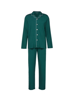 首图 - 点击放大 - DEREK ROSE - Striped Pocket Silk Pyjama Set