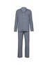 首图 - 点击放大 - DEREK ROSE - Shawl Lapel Tassel Drawstring Silk Pyjama Nightgown