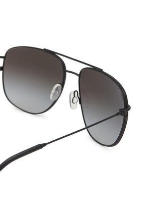 细节 - 点击放大 - MONCLER EYEWEAR - Metal Pilot Sunglasses