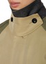  - SACAI - Two-Tone Cropped Gabardine Blend Jacket