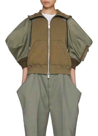 首图 - 点击放大 - SACAI - Sponge Hybrid Hoodie