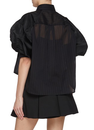 背面 - 点击放大 - SACAI - Semi-Sheer Cropped Shirt