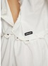  - MIU MIU - Strappy C-back Folded Cotton Linen Dress