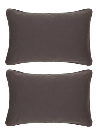 首图 –点击放大 - SHLEEP - Merino Jersey Standard Pillowcase Set of 2 — Charcoal Slate