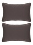 首图 –点击放大 - SHLEEP - Merino Jersey Standard Pillowcase Set of 2 — Charcoal Slate