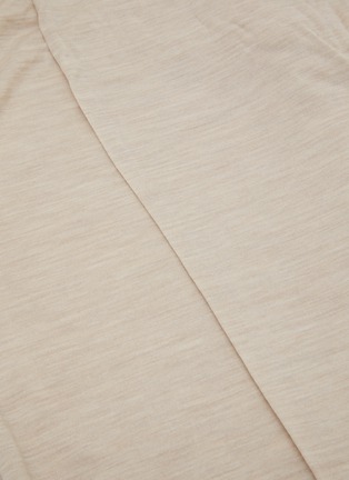 细节 –点击放大 - SHLEEP - Merino Jersey Super King Size Fitted Sheet — Tropical Sand