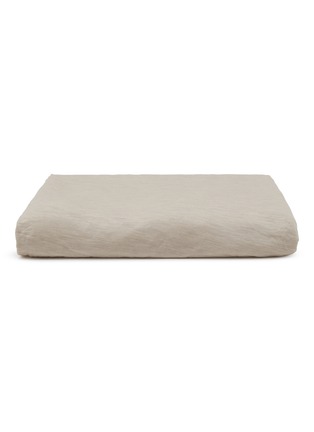 首图 –点击放大 - SHLEEP - Merino Jersey Super King Size Fitted Sheet — Tropical Sand