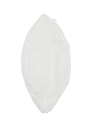 细节 –点击放大 - SHLEEP - Merino Jersey Super King Size Fitted Sheet — Dusty Rose