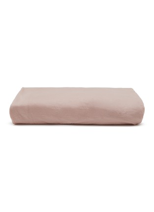 首图 –点击放大 - SHLEEP - Merino Jersey Super King Size Fitted Sheet — Dusty Rose