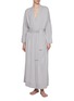 正面 –点击放大 - SHLEEP - Merino Silk Seamless Knit Dressing Gown Size XS/S — Platinum Slate