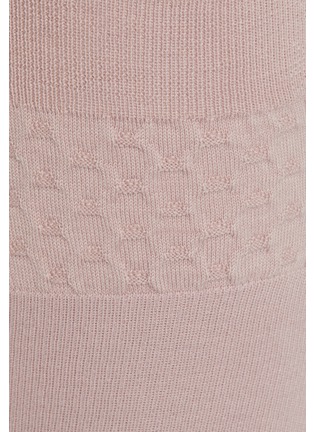 细节 –点击放大 - SHLEEP - Small Merino Silk Seamless Knit Bralette — Dusty Rose