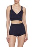 正面 –点击放大 - SHLEEP - Small Merino Silk Seamless Knit Bralette — Arabian Night Sky