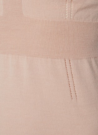 细节 –点击放大 - SHLEEP - Merino Silk Seamless Knit Slip Dress Size S — Dusty Rose