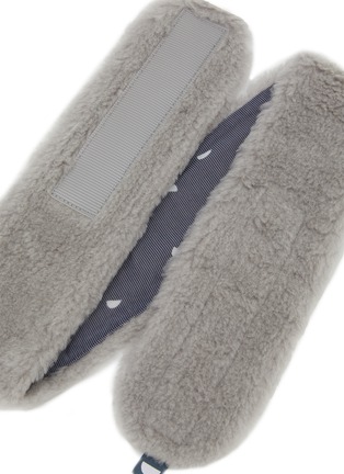 细节 –点击放大 - SHLEEP - Merino Knitted Fleece Spa Headband — Platinum Slate